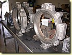 Repaired Butterfly Valve Bodies Awaiting Parts